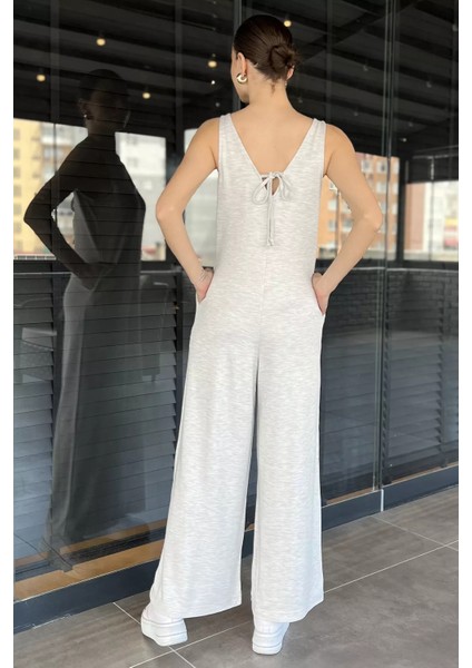 Kadın Cepli Bol Paça Tulum P-00016308 modelleri