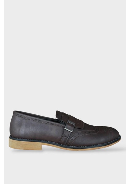 Erkek Günlük Loafer Ayakkabı Kahverengi