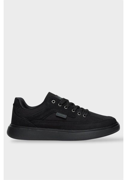 Erkek Keten Gabardin Kumaş Günlük Sneaker Ayakkabı Kahverengi