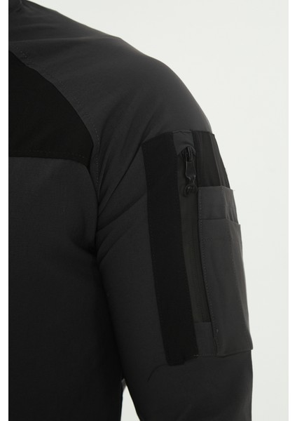 CAMP260 Outdoor Tactical Su Iticili Erkek Fermuarlı Taktik Sweatshirt fırsatları