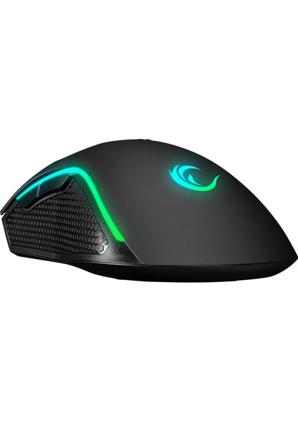 Smx-r44 V2 Makrolu Siyah 12800 Dpı Rgb Ledli 80 Milyon Pro Gaming Oyuncu Mouse