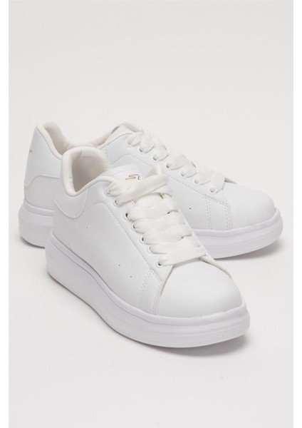 Unisex Yüksek Taban Günlük Spor Sneaker Ayakkabı Beyaz fiyatları
