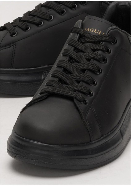 Unisex Yüksek Taban Günlük Spor Sneaker Ayakkabı Siyah