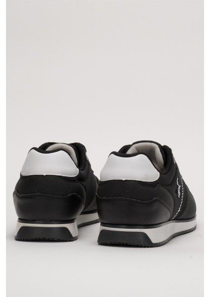 Erkek Günlük Casual Sneaker Ayakkabı Leona SİYAH-BEYAZ