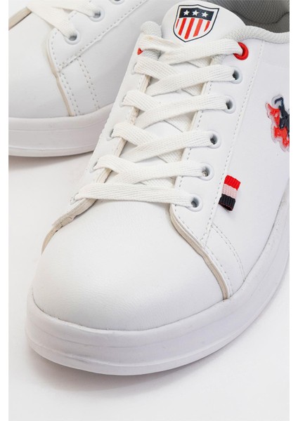 Unisex Sneakers Günlük Spor Ayakkabı BEYAZ - KIRMIZI modelleri