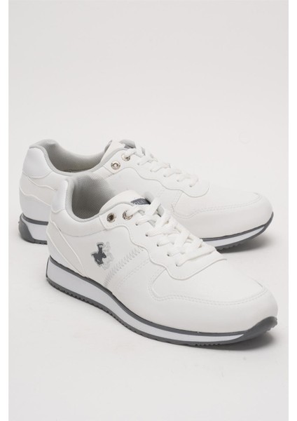 Erkek Günlük Cilt Sneaker Ayakkabı Beyaz - Füme fiyatları