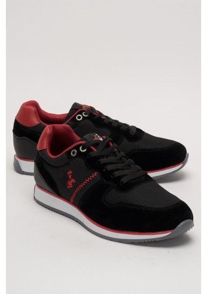Erkek Günlük Casual Sneaker Ayakkabı Siyah-Kırmızı Leona fiyatları