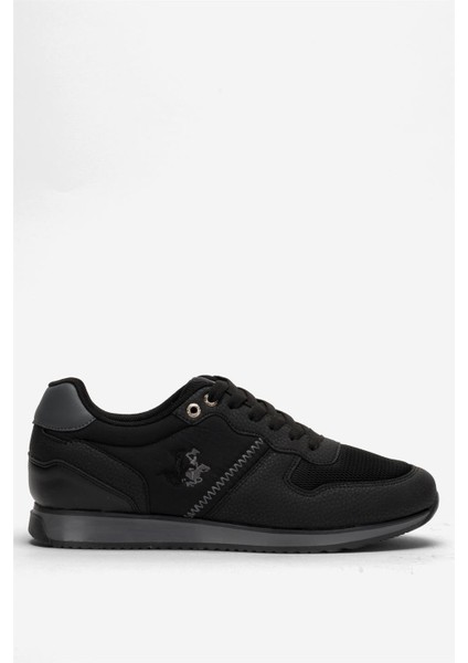 Erkek Günlük Casual Sneaker Ayakkabı Siyah-Füme Leona