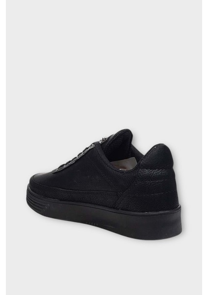 Erkek Günlük Yumuşak Iç Astarlı Şık Sneaker Spor Ayakkabı Siyah