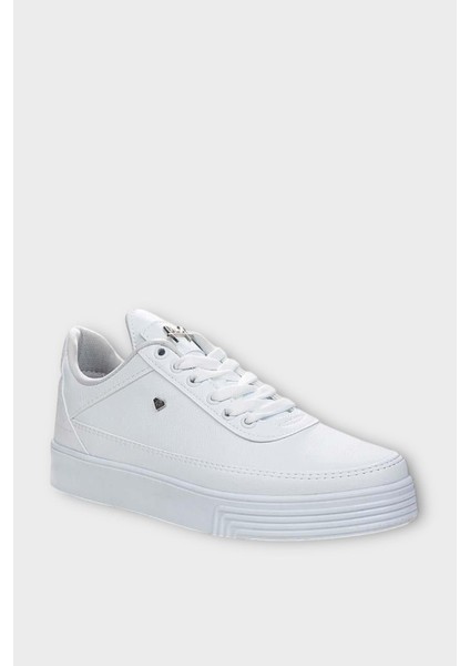 Erkek Günlük Yumuşak Iç Astarlı Şık Sneaker Spor Ayakkabı Beyaz