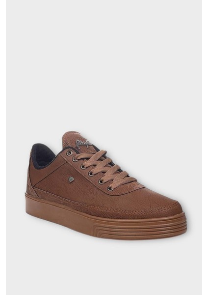 Erkek Günlük Yumuşak Iç Astarlı Şık Sneaker Spor Ayakkabı Taba