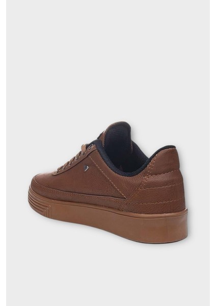 Erkek Günlük Yumuşak Iç Astarlı Şık Sneaker Spor Ayakkabı Taba