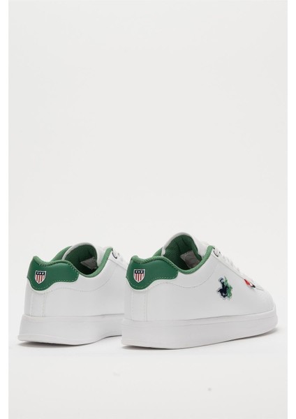 Unisex Sneakers Günlük Kullanım İçin Beyaz Yeşil Antibakteriyel Kumaş Tabanlı fırsatları