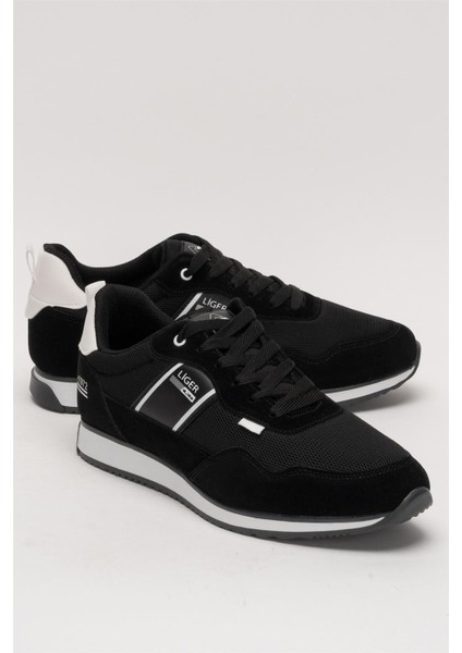 Erkek Günlük Sneaker Spor Ayakkabı SİYAH - BEYAZ fiyatları