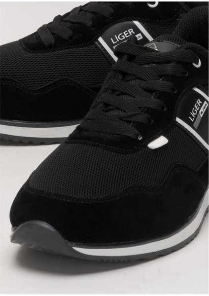 Erkek Günlük Sneaker Spor Ayakkabı SİYAH - BEYAZ indirimleri