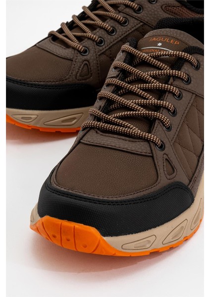 Erkek Kışlık Rahat Comfort Spor Ayakkkabı Kahverengi-Turuncu modelleri