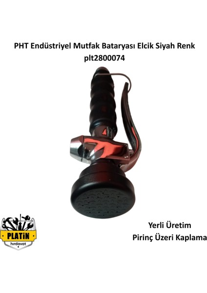 Endüstriyel Mutfak Bataryası Elcik Siyah Renk PLT2800074
