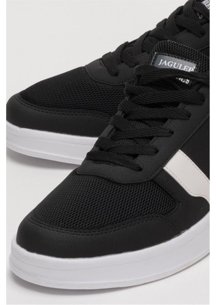 Erkek Günlük Sneaker Rahat Spor Ayakkabı Siyah Beyaz