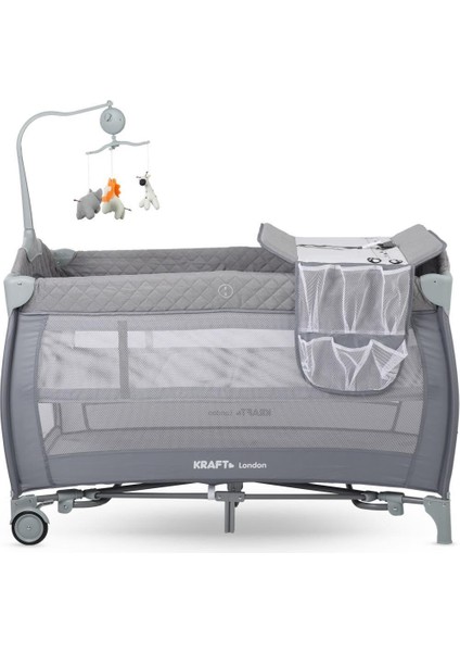 Lyon Açık-Gri Oyun Parkı 70X110 cm Taşıma Kapasiteli Demir Malzeme ile Tekerlekli Kullanım fiyatları