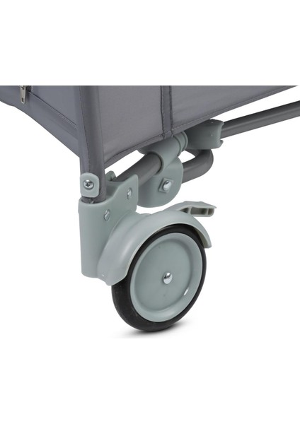 Lyon Açık-Gri Oyun Parkı 70X110 cm Taşıma Kapasiteli Demir Malzeme ile Tekerlekli Kullanım fırsatları