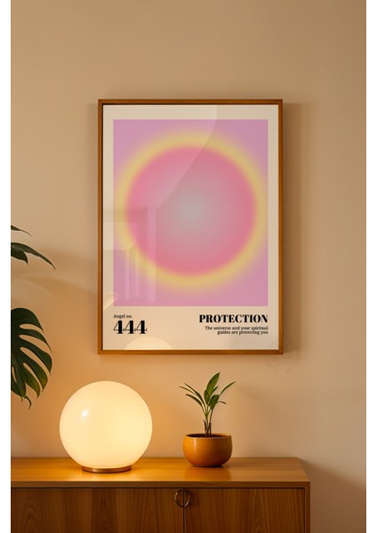 Aura Serisi Ahşap Çerçeveli Poster, Tablo No:2 fiyatları