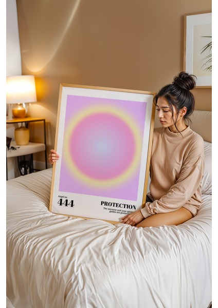 Aura Serisi Ahşap Çerçeveli Poster, Tablo No:2 modelleri