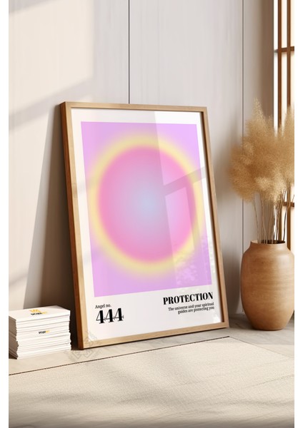 Aura Serisi Ahşap Çerçeveli Poster, Tablo No:2 fırsatları