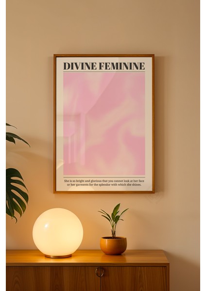 Aura Serisi Ahşap Çerçeveli Poster, Tablo NO:133 fiyatları