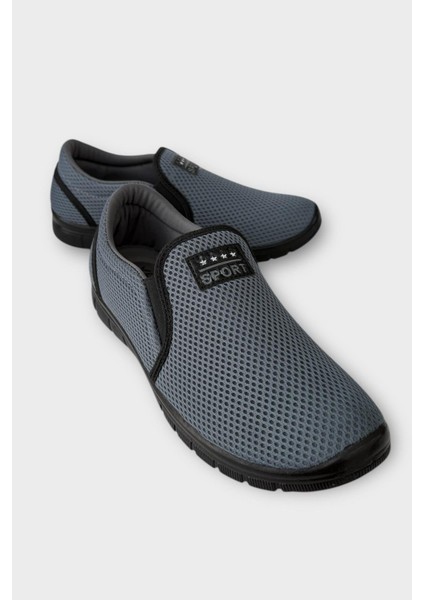 Erkek Airfile Günlük Ortopedik Sneaker Spor Ayakkabı Füme