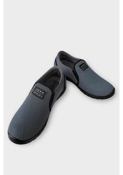 Erkek Airfile Günlük Ortopedik Sneaker Spor Ayakkabı Füme