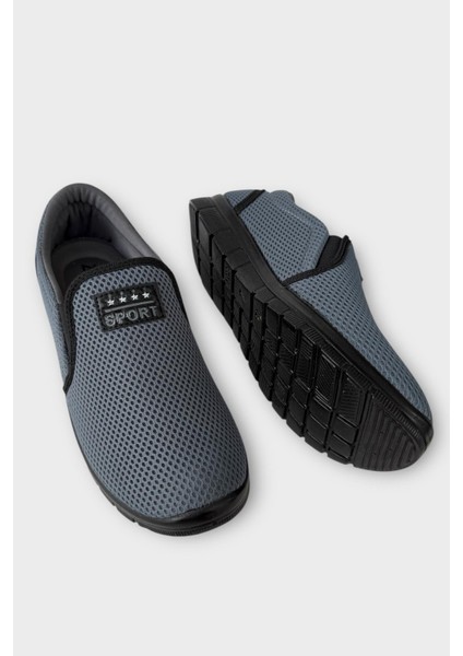 Erkek Airfile Günlük Ortopedik Sneaker Spor Ayakkabı Füme