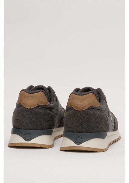 Erkek Ortopedik Günlük Yürüyüş Koşu Sneaker Spor Ayakkabı Füme