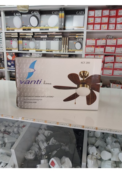 Tavan Vantilatörü Ahşap