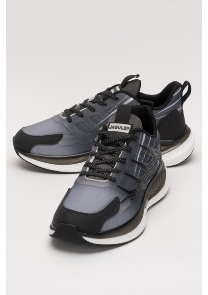 Erkek Günlük Koşu Yürüyüş Spor Ayakkabı SİYAH - BEYAZ indirimleri