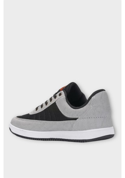 Erkek Günlük Rahat Sneakaer Spor Ayakkabı Gri - Siyah modelleri