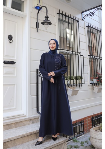 Eliza Taş Işlemeli Ferace - 9042