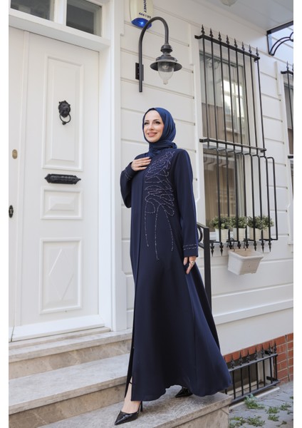 Eliza Taş Işlemeli Ferace - 9042
