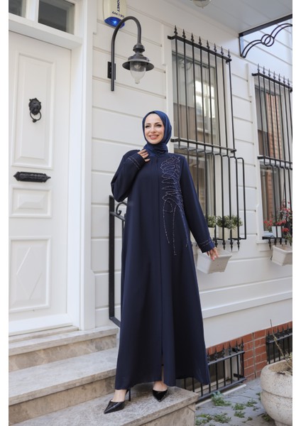 Eliza Taş Işlemeli Ferace - 9042