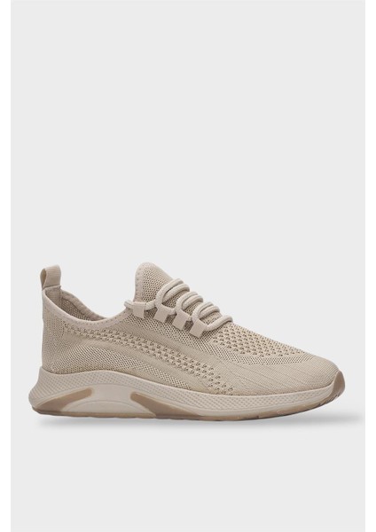 Unisex Yazlık Triko Spor Ayakkabı Bej