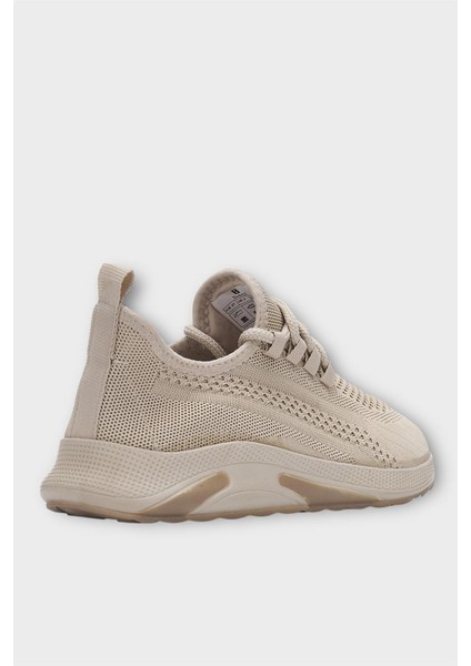 Unisex Yazlık Triko Spor Ayakkabı Bej