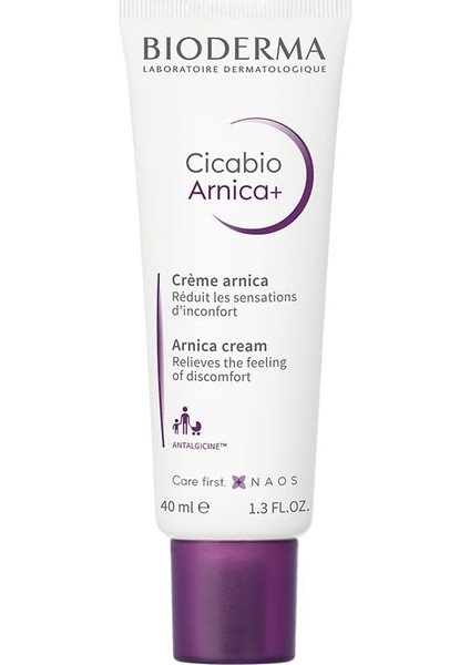 Cicabio Arnica+ Hasar Görmüş Ciltler Bariyer Onarıcı Yüz, Vücut Bakım Kremi, Yetişkin, Çocuk 40 ml