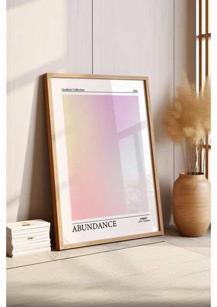 Aura Serisi Ahşap Çerçeveli Poster, Tablo No:33 fırsatları