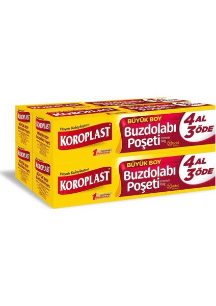 Büyük Buzdolabı Poşeti 80'li