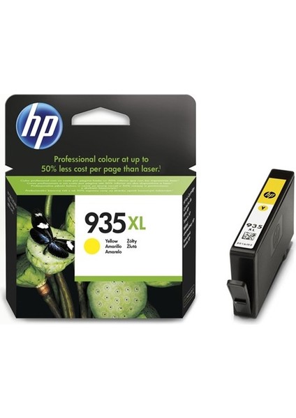 <![cdata[hp C2P26AE (935XL) Sarı Yuksek Kapasıtelı Murekkep Kartusu 825 Sayfa]]>