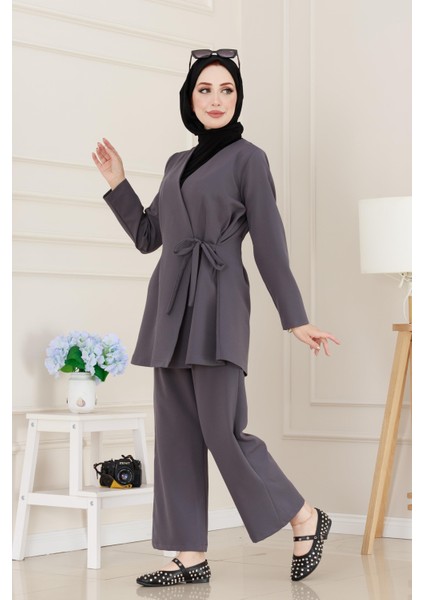 Yandan Bağlamalı Hürremtakım-Gri fiyatları