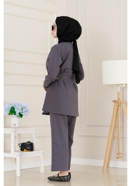 Yandan Bağlamalı Hürremtakım-Gri indirimleri