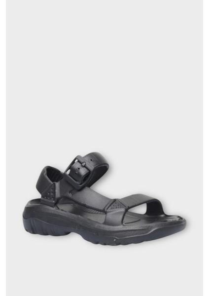 Unisex Eva Spor Kaymaz Yürüyüş Sandaleti SİYAH