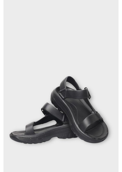 Unisex Eva Spor Kaymaz Yürüyüş Sandaleti SİYAH