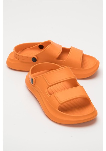 Unisex Ortopedik Deniz Havuz Terliği Sandalet TURUNCU