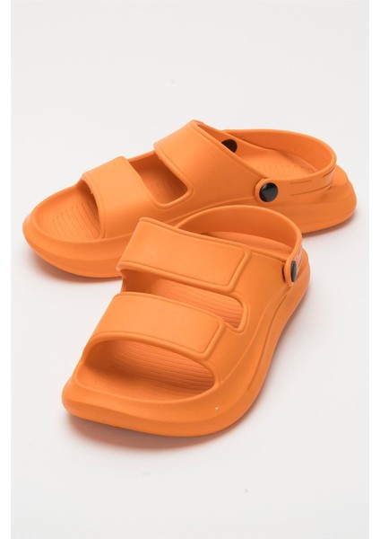 Unisex Ortopedik Deniz Havuz Terliği Sandalet TURUNCU